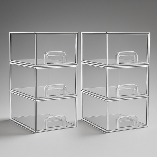 Acryl Aufbewahrungsbox Stapelbar Transparente Schublade Geschenk