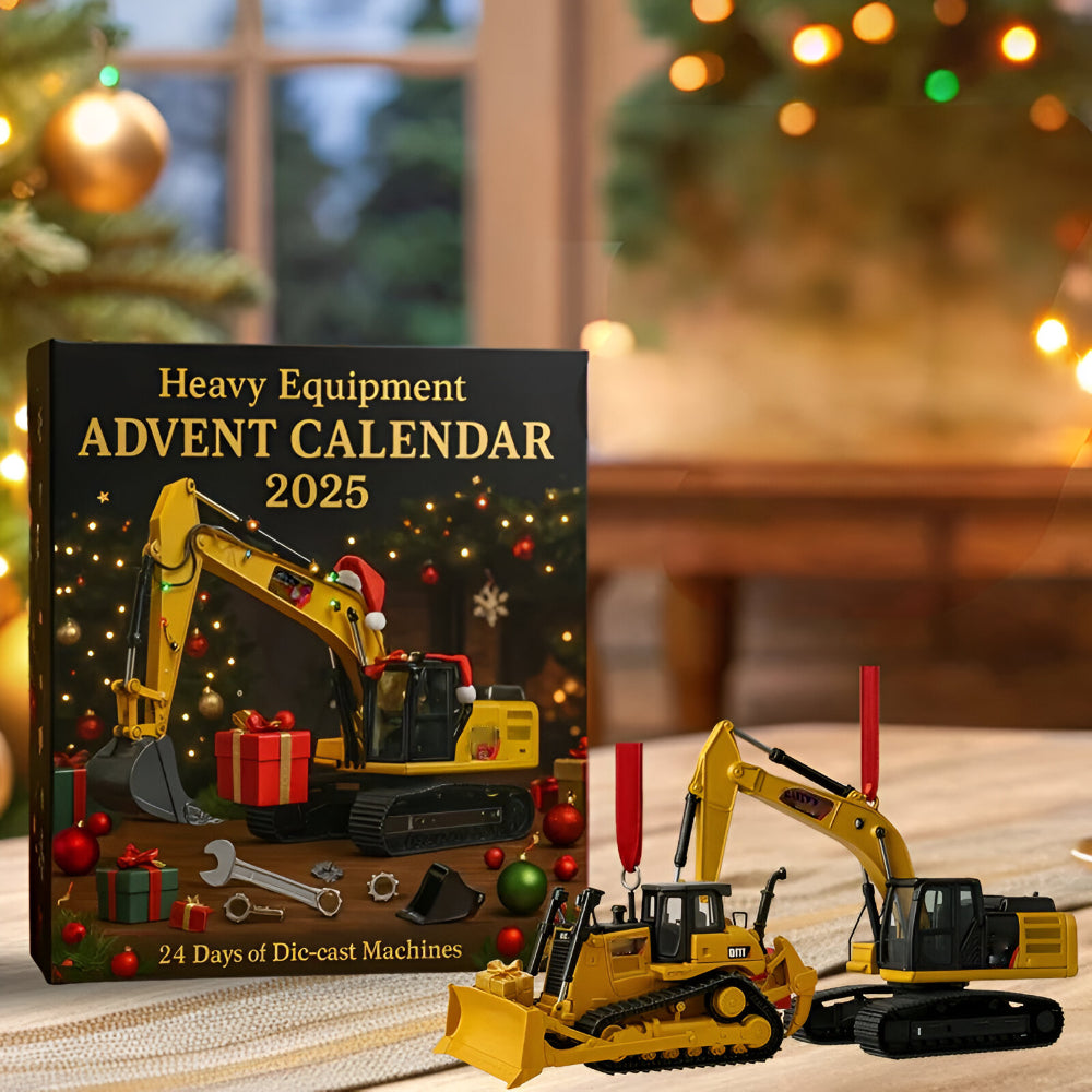 Adventskalender Baumaschinen 2025 mit 24 Druckguss Modellen