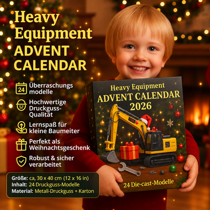 Adventskalender Baumaschinen 2026 mit 24 Druckguss Modellen