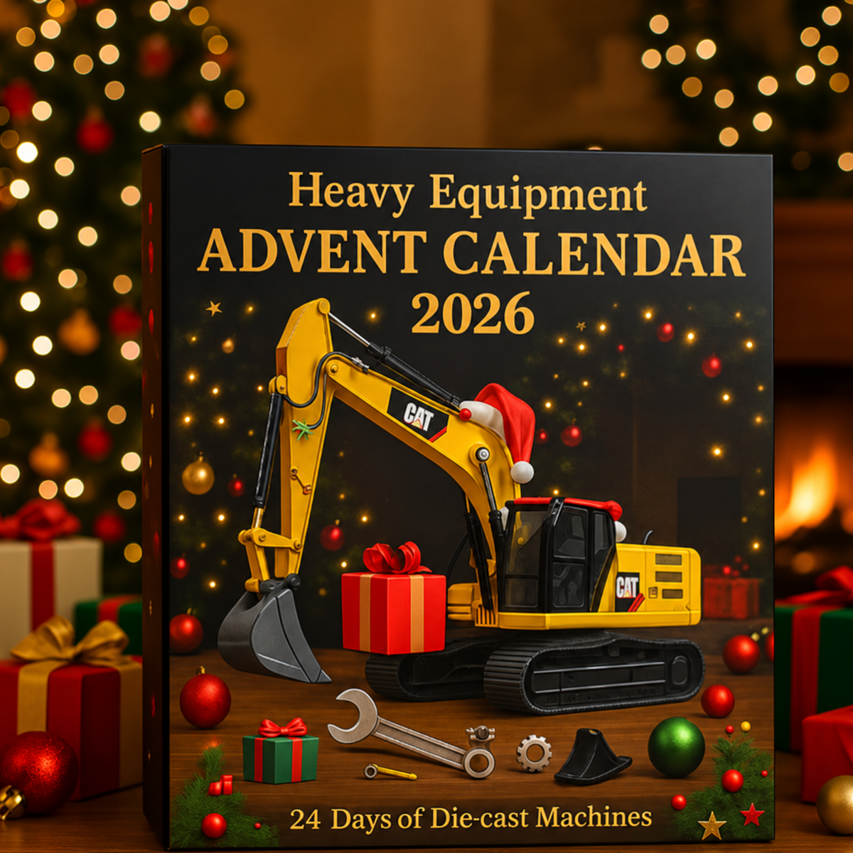Adventskalender Baumaschinen 2026 mit 24 Druckguss Modellen