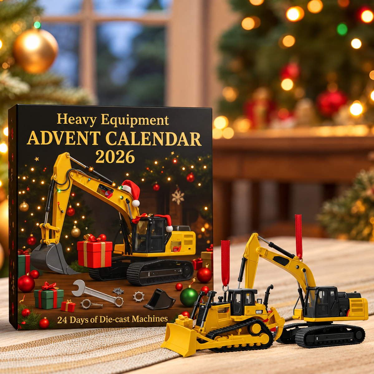 Adventskalender Baumaschinen 2026 mit 24 Druckguss Modellen