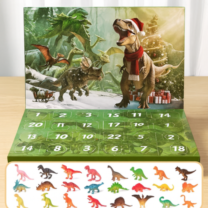 Adventskalender Dinosaurier Figuren Set Lernspiel Kinder