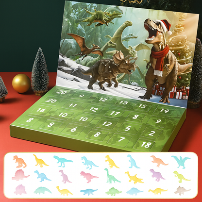 Adventskalender Dinosaurier Figuren Set Lernspiel Kinder