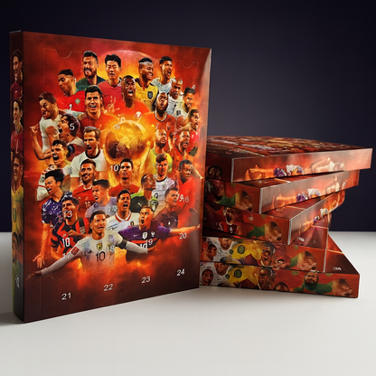 Toy Football Advent Calendar Figure Set Gift Families