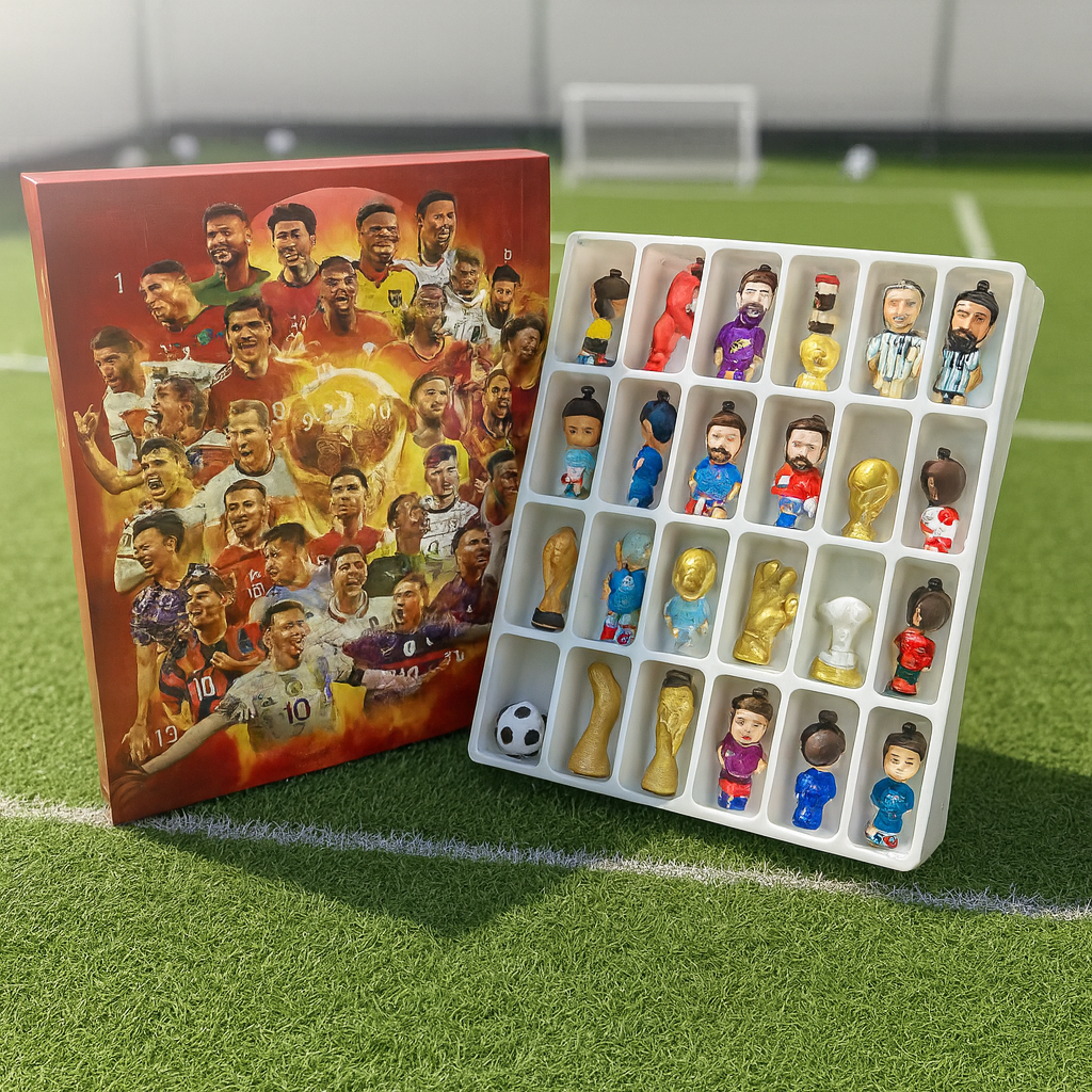 Toy Football Advent Calendar Figure Set Gift Families