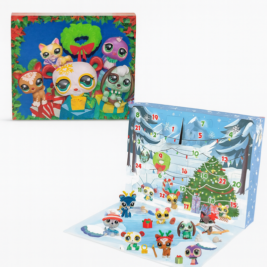 Adventskalender Kinderspielset Weihnachtsfiguren Überraschungen