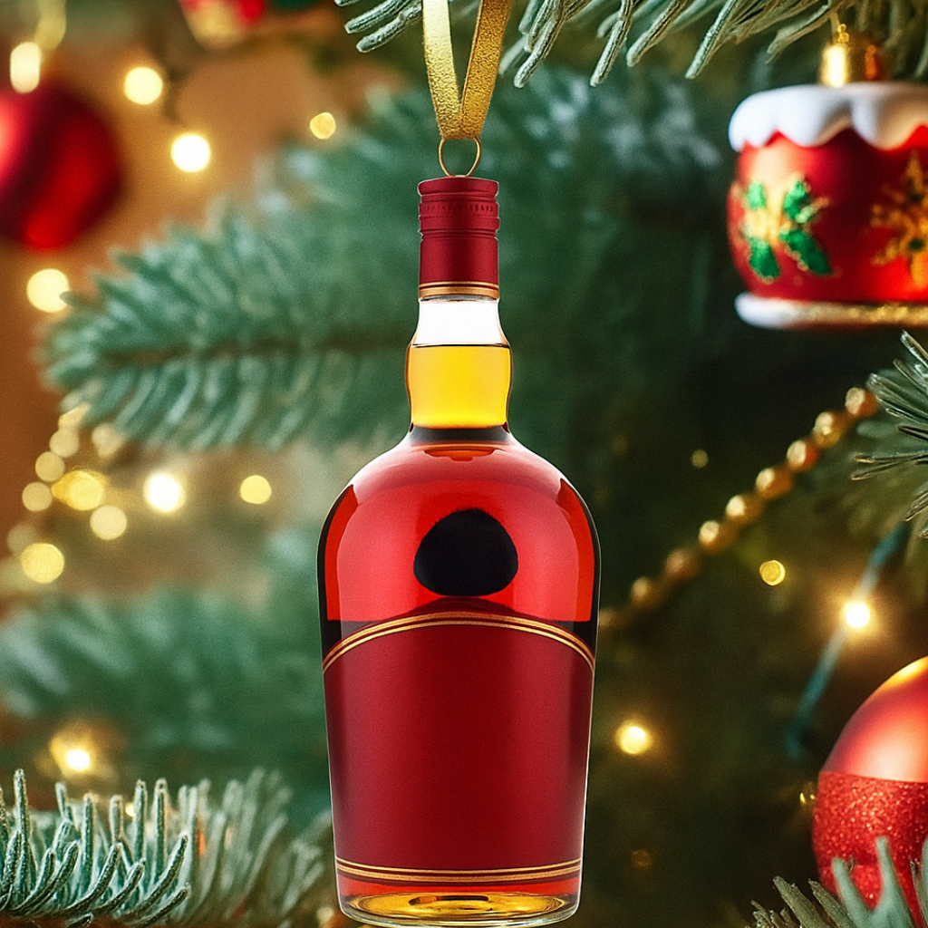 Adventskalender Mini Flaschen Geschenkset Weihnachten Dekoration