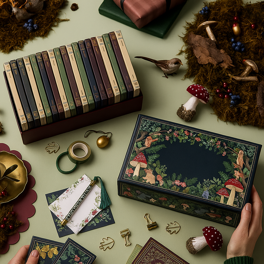 Adventskalender Schreibwaren Set Hochwertiges Geschenk Weihnachten