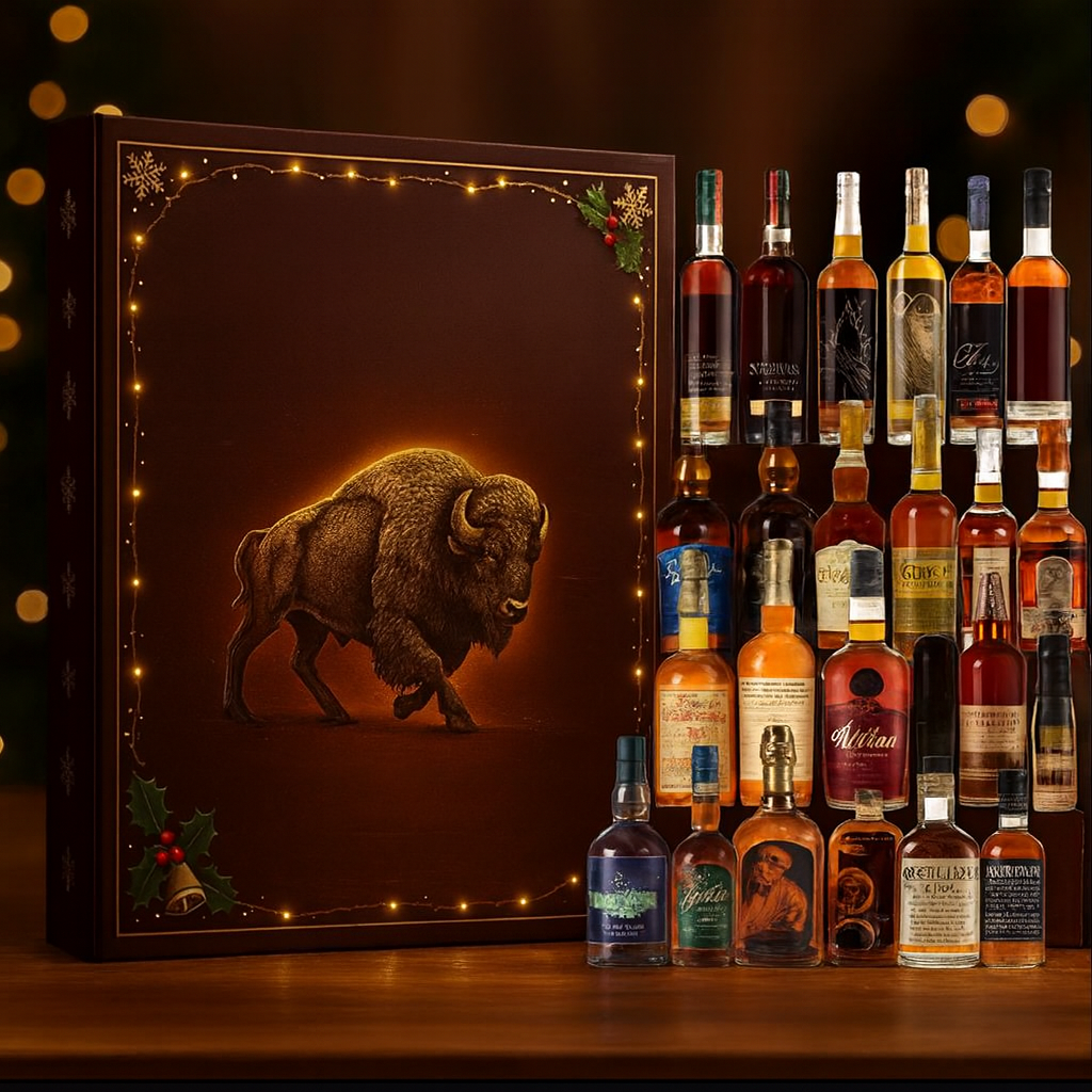 Advent Calendar Whisky Countdown Decoration Gift Set
