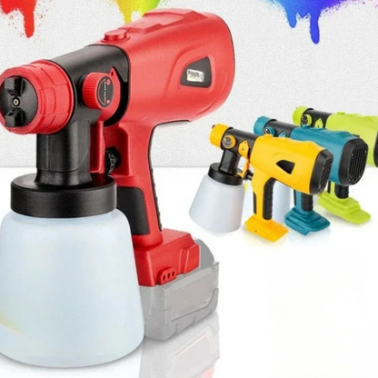 Pistola de pintura eléctrica recargable para muebles y paredes, bricolaje