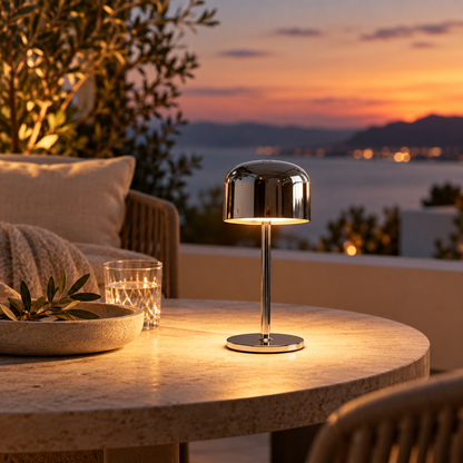 Akkubetriebene Tischleuchte Für Balkon Tragbare Lampe