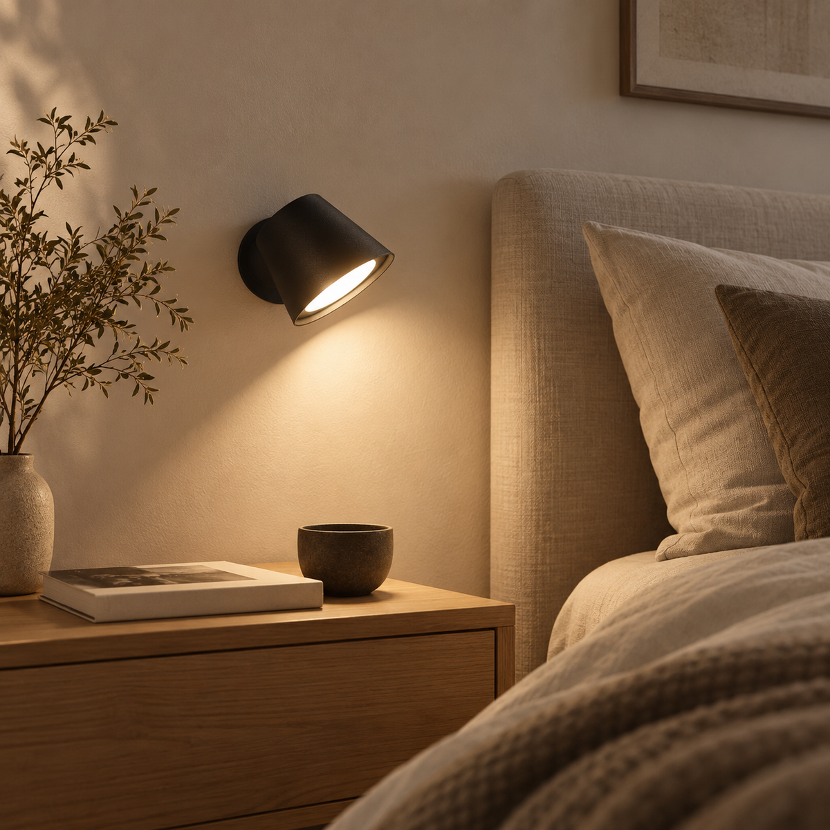 Akkubetriebene Wandleuchte Für Schlafzimmer Dimmbar LED