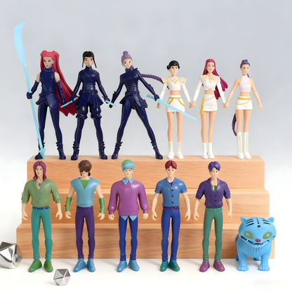 Anime Figuren Set 12 Stück PVC Sammelfiguren Modell Spielzeug