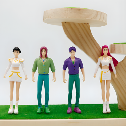 Anime Figuren Set 12 Stück PVC Sammelfiguren Modell Spielzeug