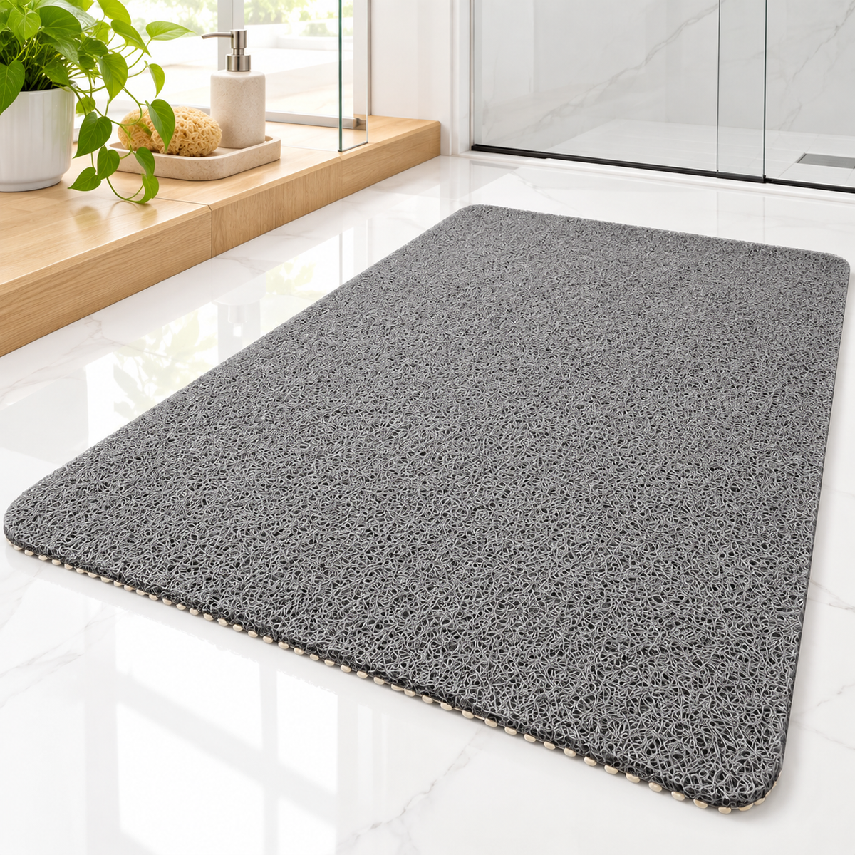 Antirutsch Badezimmermatte Für Dusche Badematte Mit Antibakterieller