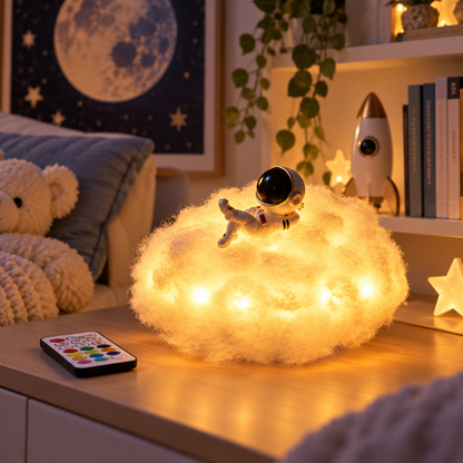 Astronauten Nachtlicht Für Kinderzimmer Farbwechselnd