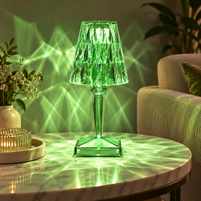 Aufladbare Tischlampe Mit Farbwechsel Moderne Krystallampe