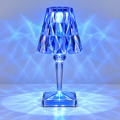 Aufladbare Tischlampe Mit Farbwechsel Moderne Krystallampe