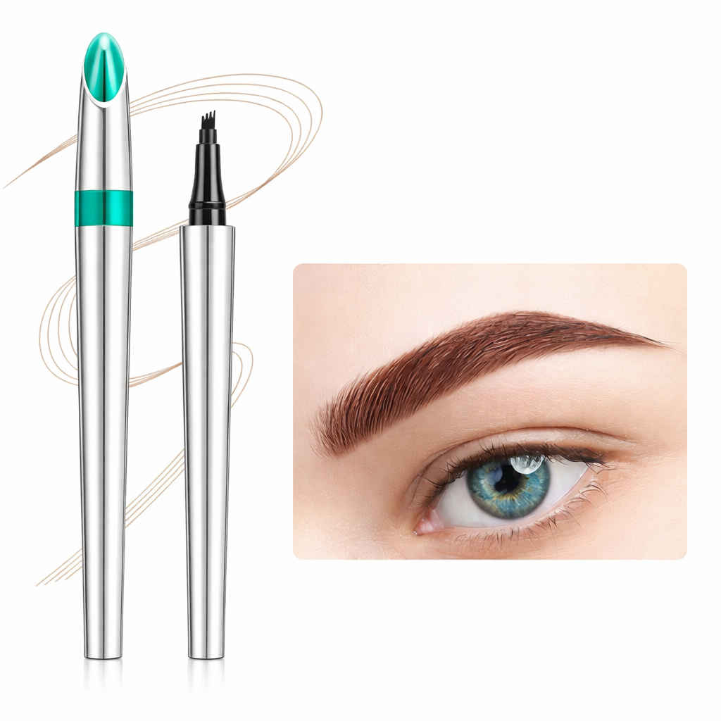 Lápiz para Cejas Efecto Microblading Punta de 4 Dientes