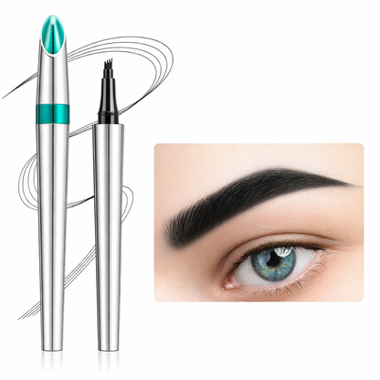 Lápiz para Cejas Efecto Microblading Punta de 4 Dientes