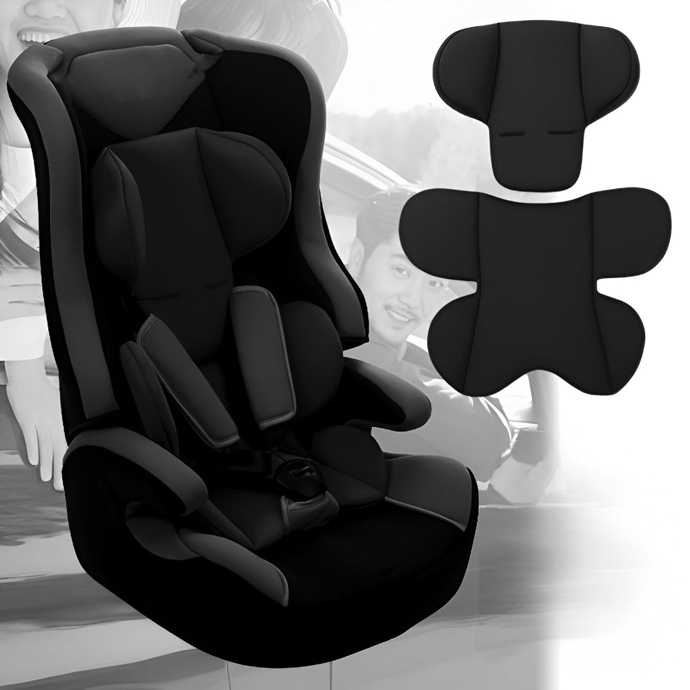 Auto Kindersitz Kissen Set Reise Komfort Kopf und Lendenstuetze