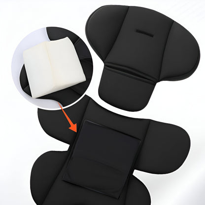 Auto Kindersitz Kissen Set Reise Komfort Kopf und Lendenstuetze