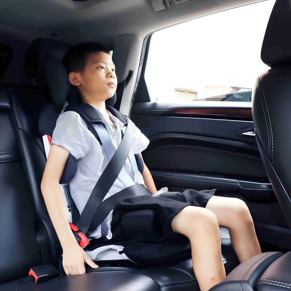 Auto Kindersitz verstellbar Reha mit 5-Punkt-Gurt Schwarz