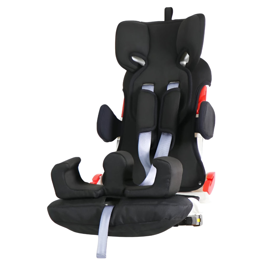 Auto Kindersitz verstellbar Reha mit 5-Punkt-Gurt Schwarz