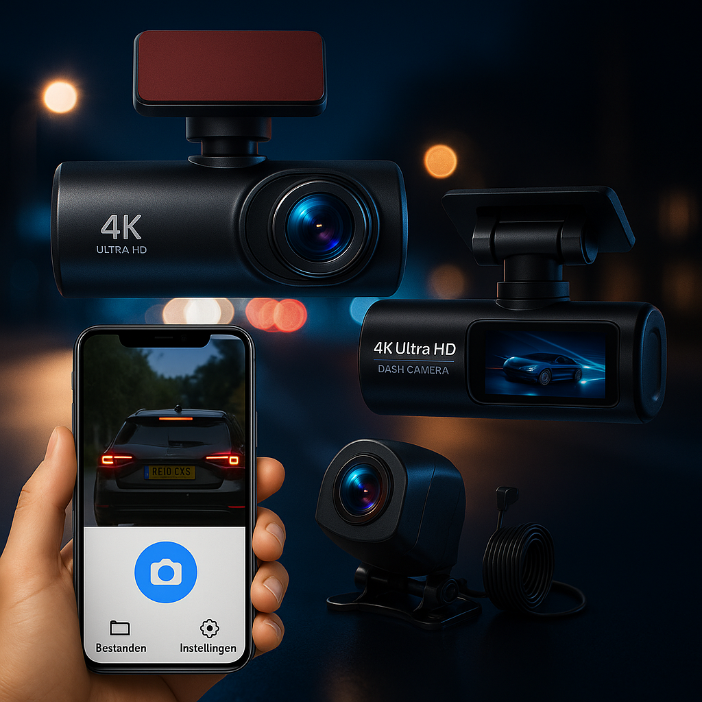 Auto Kamera 4K Dual System WLAN Rückkamera Set