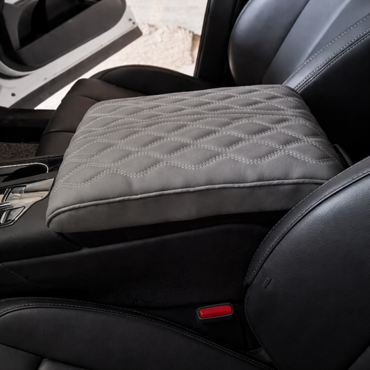 Reposabrazos Central para Auto Espuma Viscoelástica Cuero Confort