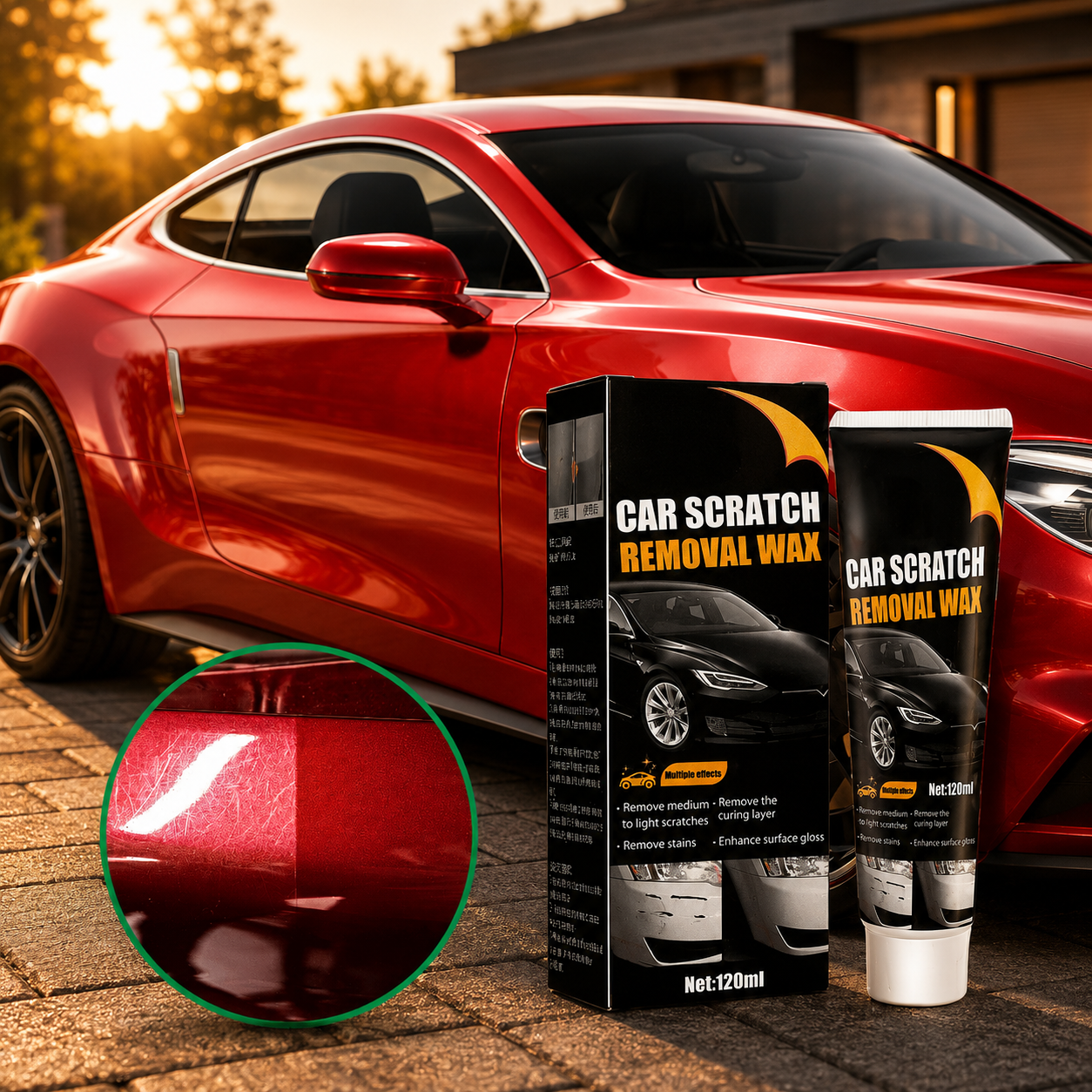 Autocrat Scratch Remover Paint Repair Paste Vehicle Care Scratch Care
