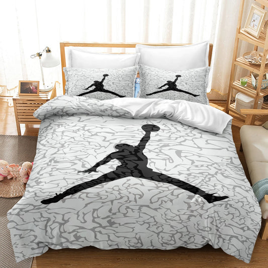 Ultra Soft Basketball Duvet Cover Bedding Set - Sports Theme Bedding for All Ages
