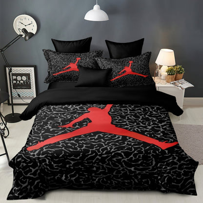 Basketball Duvet Cover Bedding Set for Kids and Teens – Soft Fabric, Vibrant Design - Image 3
