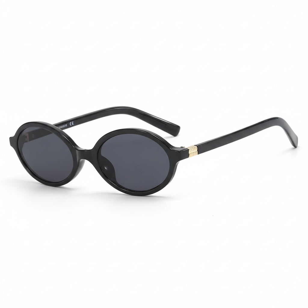 Blaulichtbrille Oval Sonnenbrille Vintage Stil UV Schutz