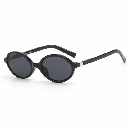 Blaulichtbrille Oval Sonnenbrille Vintage Stil UV Schutz