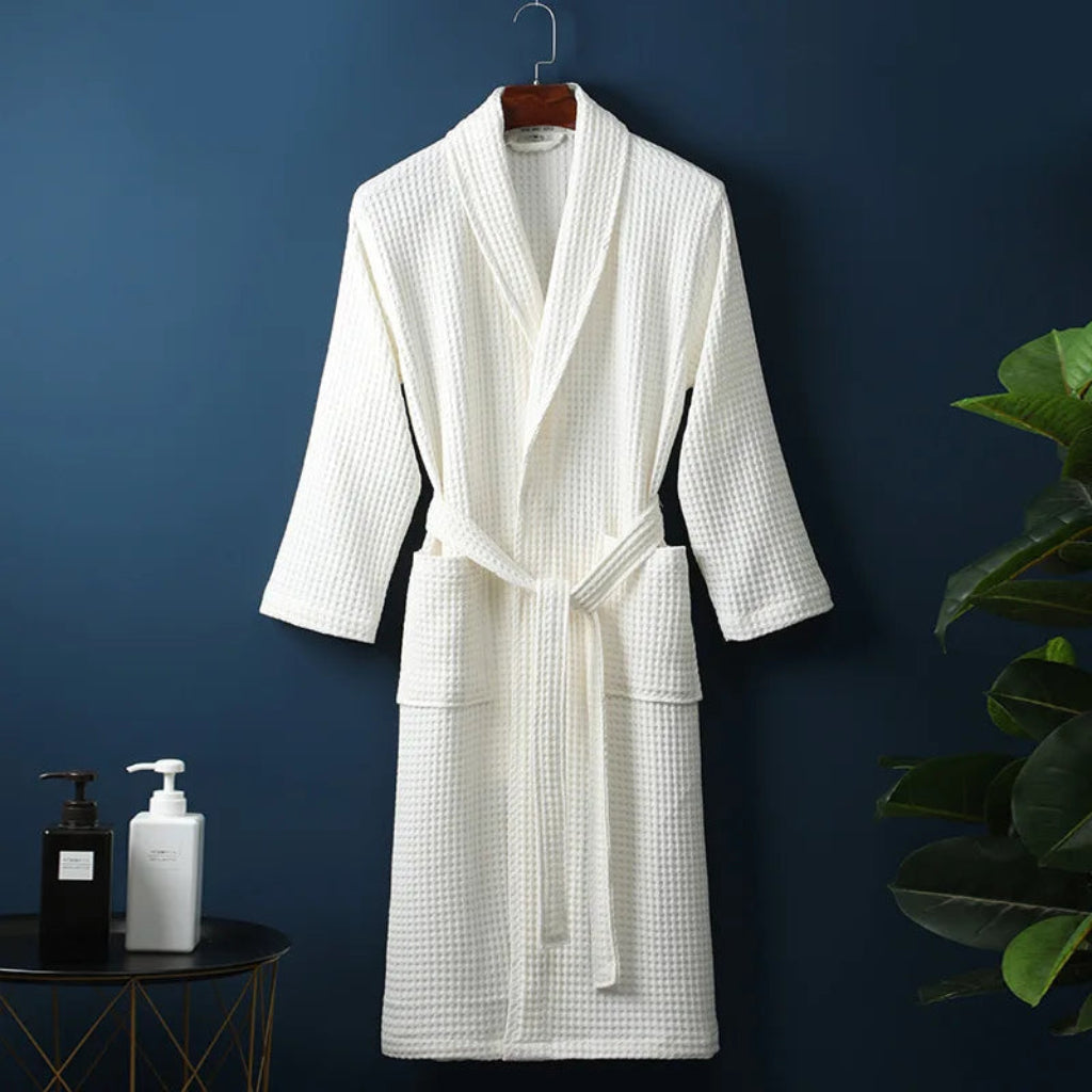Luxury Cotton Bathrobe for Men & Women – Soft, Absorbent & Stylish Dressing Gown