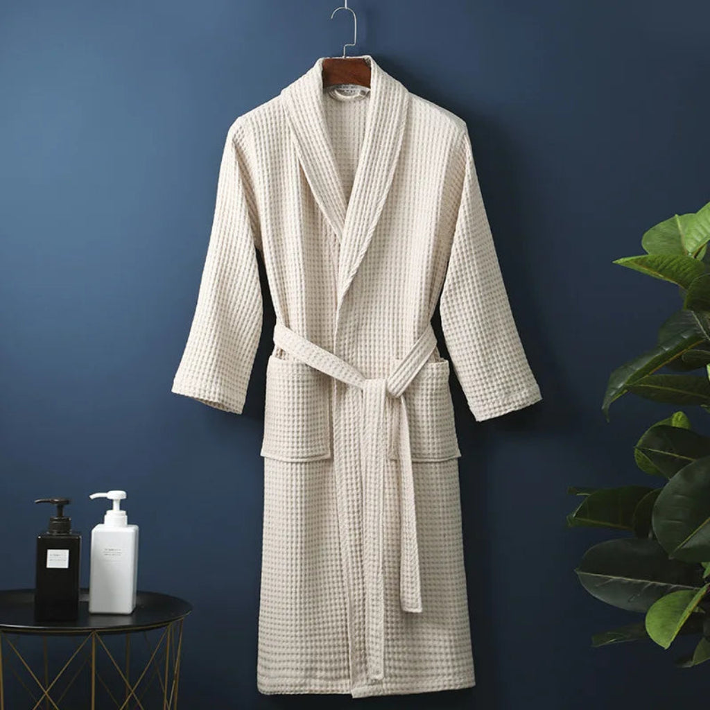 Luxury Cotton Bathrobe for Men & Women – Soft, Absorbent & Stylish Dressing Gown - Image 5