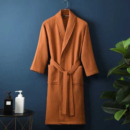 Luxury Cotton Bathrobe for Men & Women – Soft, Absorbent & Stylish Dressing Gown - Image 6