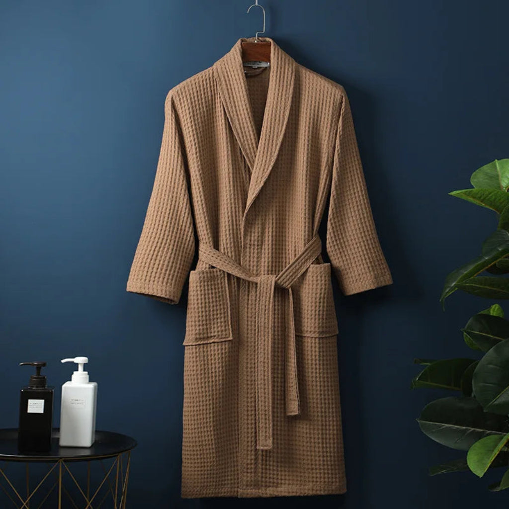 Luxury Cotton Bathrobe for Men & Women – Soft, Absorbent & Stylish Dressing Gown - Image 7