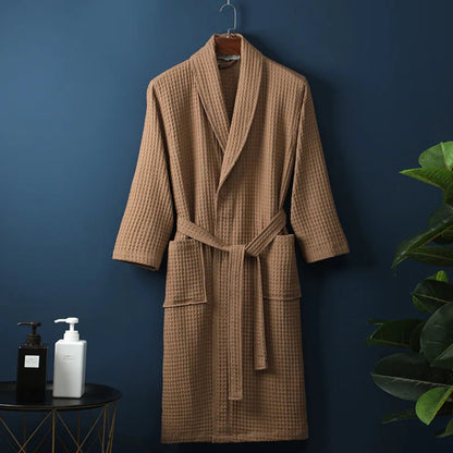 Luxury Cotton Bathrobe for Men & Women – Soft, Absorbent & Stylish Dressing Gown - Image 7