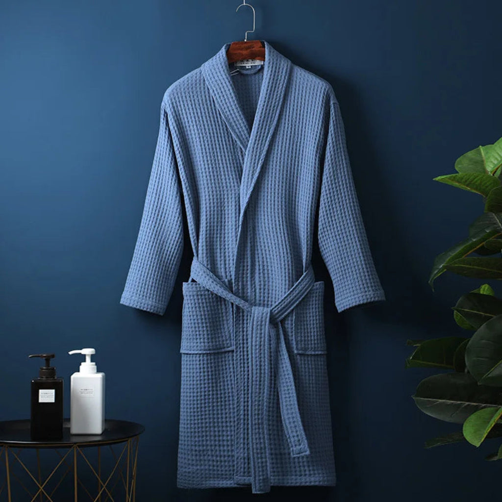 Luxury Cotton Bathrobe for Men & Women – Soft, Absorbent & Stylish Dressing Gown - Image 8