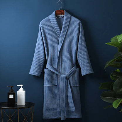 Luxury Cotton Bathrobe for Men & Women – Soft, Absorbent & Stylish Dressing Gown - Image 8