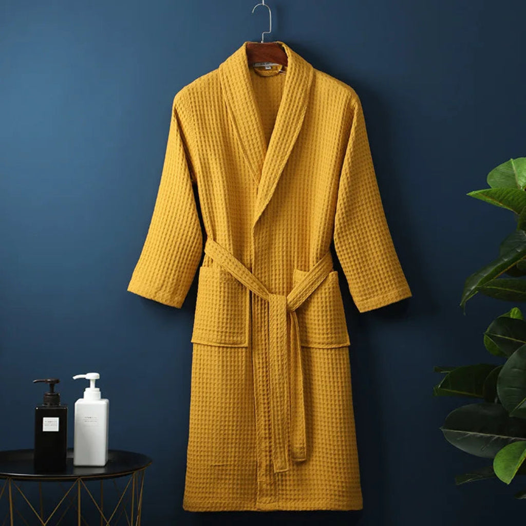 Luxury Cotton Bathrobe for Men & Women – Soft, Absorbent & Stylish Dressing Gown - Image 9