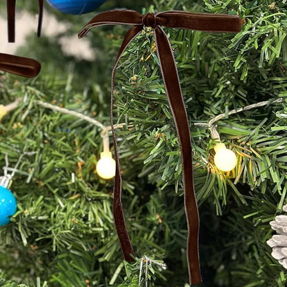 Garlands Decorative Velvet Bow Set Tree Decoration Home Accessories