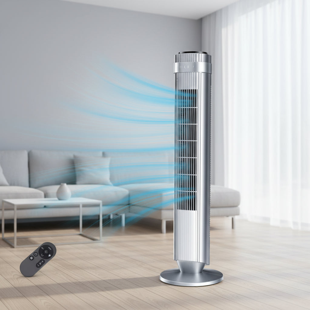 Ventilador Torre Sin Aspas Silencioso Refrigeración