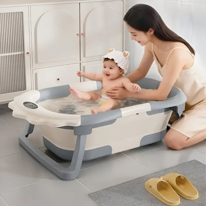 Baby Bathtub Foldable Baby Tub Travel Bath Aid Newborns
