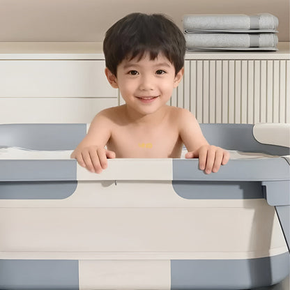 Baby Bathtub Foldable Baby Tub Travel Bath Aid Newborns