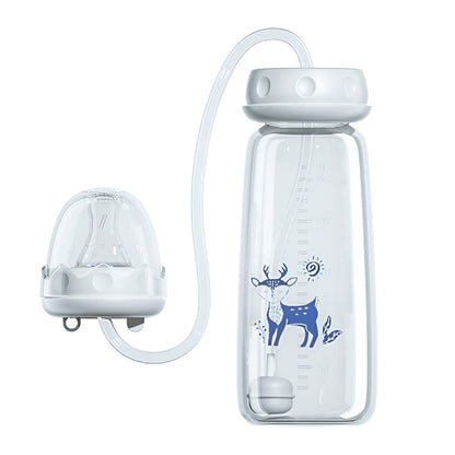 Babyflasche Selbstständig Trinkflasche Baby Fütterhilfe Schlauch