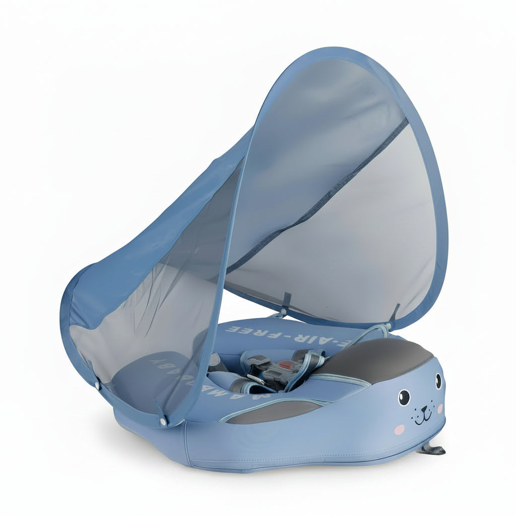 Baby Schwimmring Schwimmsitz Sonnenschutz Wasser Spielhilfe