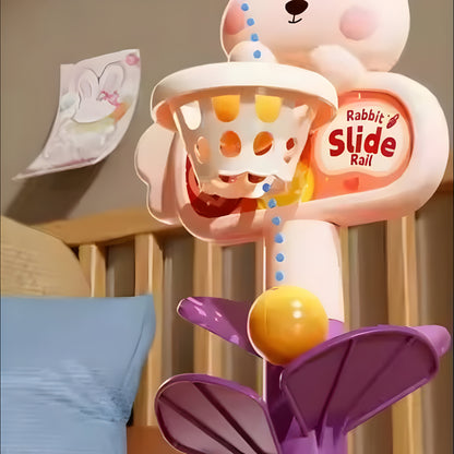 Baby Spielzeug Kugelbahn Musik Lern Aktivitätsturm Tierdesign